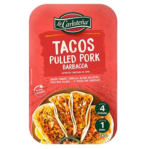 Tacos pulled pork barbacoa