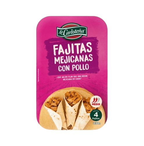 Fajitas mejicanas con pollo