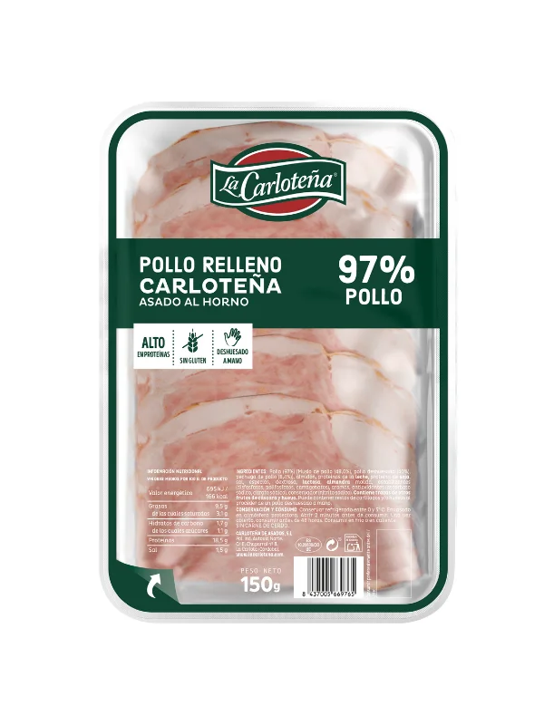 Pollo relleno La Carloteña