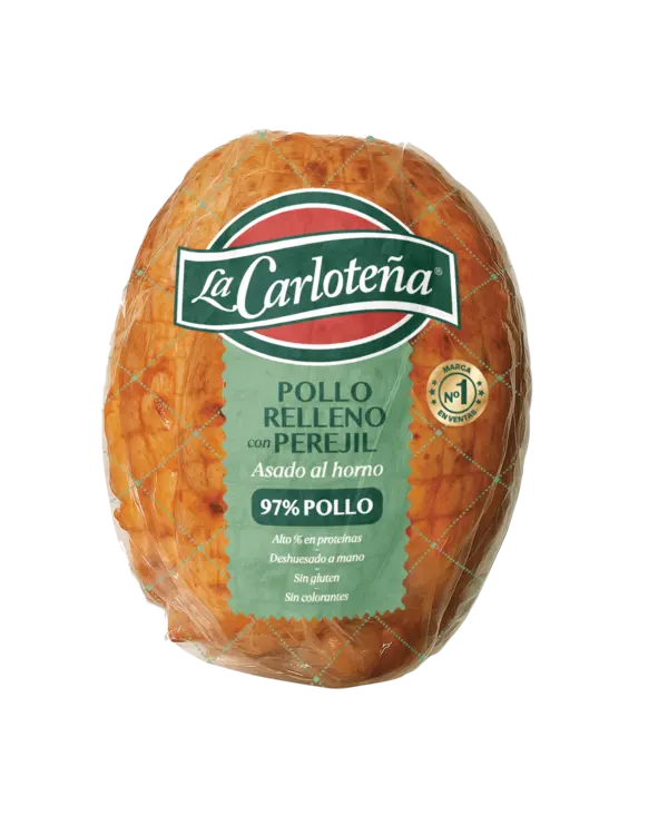 Pollo relleno con perejil