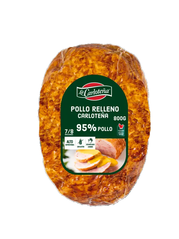 Pollo relleno asado al horno 800G
