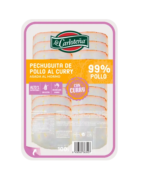 Pechuguita de pollo al curry